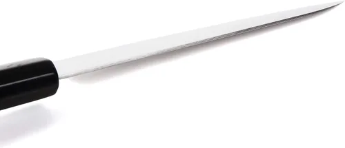 Vista 5 de Cuchillo japonés Damasco ZA18 mango de madera octogonal de magnolia de 69 capas, 6 pulgadas (5.906 in)
