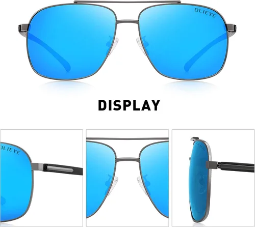 Vista 3 de Gafas de sol polarizadas para hombre, de OLIEYE