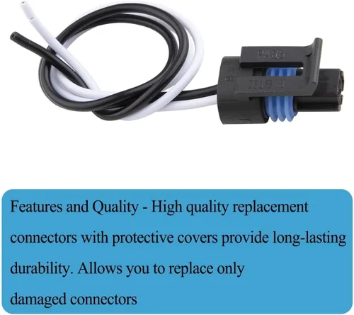 Vista 4 de 2 piezas PT2386 profesional multipropósito coleta compatible con refrigerante, conector del sensor de temperatura del refrigerante del motor, arnés