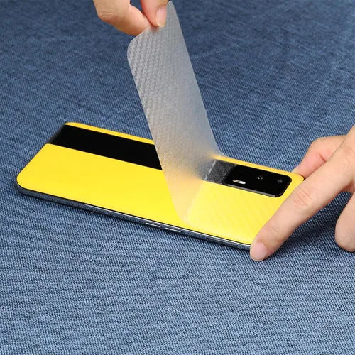 Vista 5 de Ibywind Protector de pantalla para Realme GT 5G, con 2 piezas de vidrio templado, 1 protector de lente de cámara, 1 película de fibra de carbono