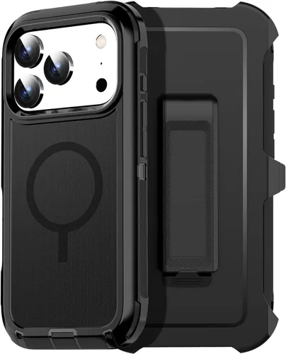 Vista 9 de AICase Funda para iPhone 17 (6.3 pulgadas), resistente protección contra caídas, cuerpo completo, a prueba de golpes, a prueba de caídas, a prueba