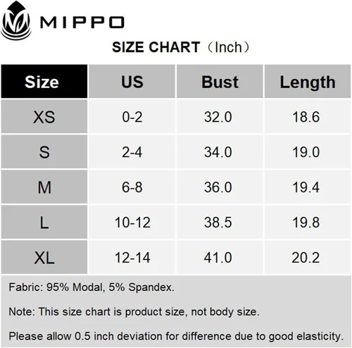 Vista 6 de Mippo - Camiseta sin mangas de entrenamiento para mujer, estilo ombliguera con vuelo, atlética