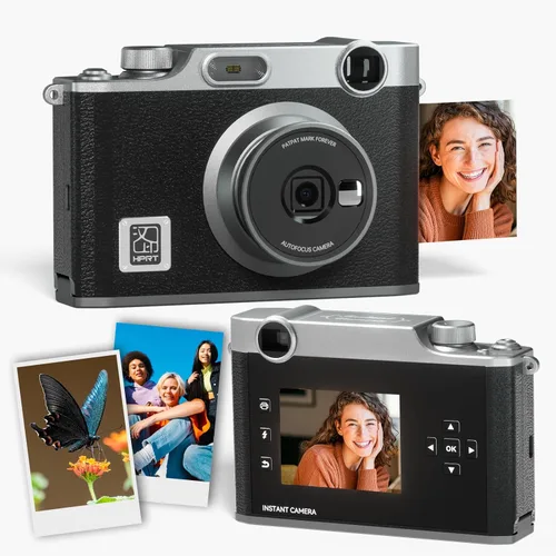 Vista 9 de iDPRT Impresora fotográfica de 4 x 6 con 108 hojas y 2 cintas, impresora instantánea de imágenes, sublimación de tinte, impresoras fotográficas