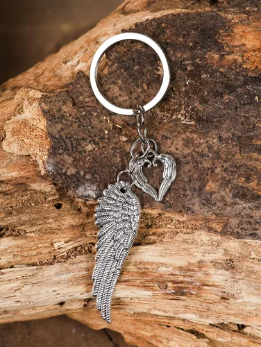 Vista 2 de HAQUIL Llavero vintage de la suerte, accesorios de regalo para hombres y mujeres, llavero de joyería