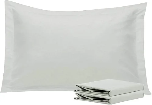 Vista 68 de NTBAY Fundas de almohada estándar, paquete de 2 fundas de almohada de microfibra cepillada de 20 x 26 pulgadas, súper suaves y acogedoras