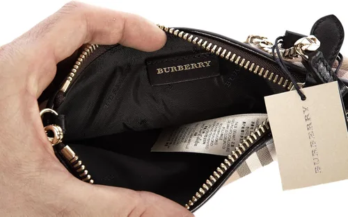 Vista 6 de Burberry Haymarket Nova Check clara Convertible Wristlet