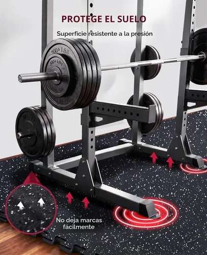 Vista 4 de HAPBEAR 12 alfombrillas de 0.56 pulgadas de grosor para equipos de ejercicio de 48 pies cuadrados, tapetes entrelazados de espuma EVA con parte