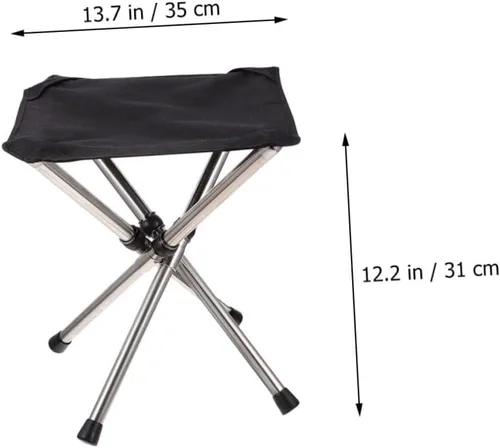 Vista 3 de WOONEKY Taburete plegable multifuncional al aire libre silla para camping, pesca, jardín, viajes y picnic