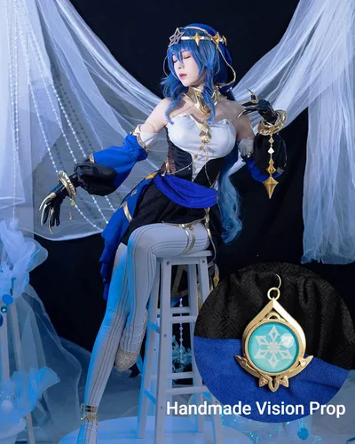 Vista 8 de Nuoqi Venti Cosplay Raiden Shogun Cosplay Yae Miko Cosplay Genshin Impact Cosplay Disfraces