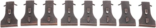 Vista 4 de Hyuduo 8 ganchos de ladrillo para ladrillos compatibles con LEGO, perchas de acero resistentes para ladrillos de construcción, se adaptan a