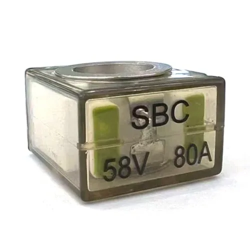 Vista 10 de Bloque de fusibles de terminal doble South Bend Components con clasificación marina (MRBF), 300A máx., 58V CC máx., IP 66, protegido contra
