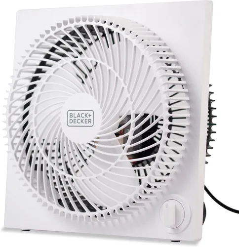 Vista 9 de BLACK+DECKER - Ventilador de aire de escritorio, ventilador portátil personal con 3 velocidades, enfriador de aire evaporativo con tanque de agua