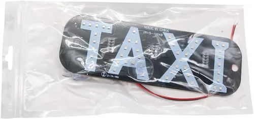 Vista 5 de 2 unids Taxi Led coche parabrisas cabina indicador lámpara 12V taxi signo bombilla parabrisas taxi guía luces (azul)