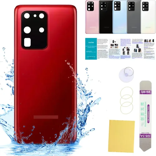 Vista 67 de Compatible con Samsung Galaxy Note 8 - Carcasa trasera de repuesto de cristal de 6.3 pulgadas, SM-N950, todos los portadores con manual de Negro