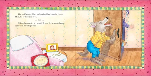 Vista 5 de Carson Dellosa Classic Fairy Tale Books in Spanish & English, Bilingual