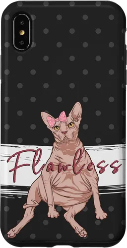 Vista 11 de Funny Sphynx Cat Flawless Naked Cat Fat Hairless Cat Case for iPhone 17
