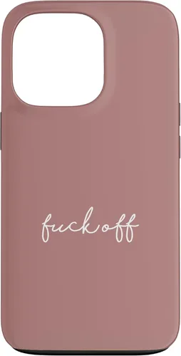 Vista 10 de Funda para iPhone 16 Dusty Rose Fuck Off Divertida manuscrita a mano con refranes sarcásticos groseros