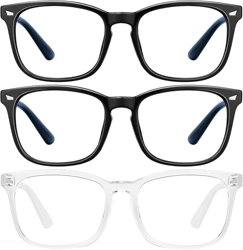 Vista 26 de hunsquer Gafas de luz azul para mujer/hombre