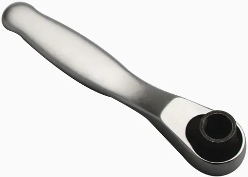 Vista 8 de Trinquete 1/4" Drive, mango de trinquete 72 dientes Llave de herramientas de reparación de mano pequeña, llave de enchufe de liberación rápida, 1