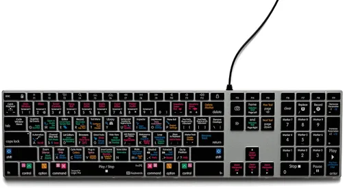 Vista 4 de KB Covers Teclado retroiluminado Logic Pro Atajos codificados por
