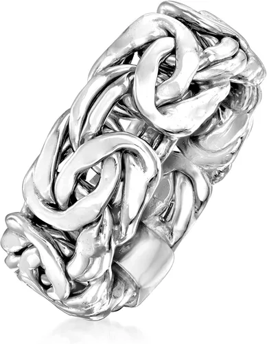 Vista 3 de Ross-Simons Sterling Large Byzantine Ring