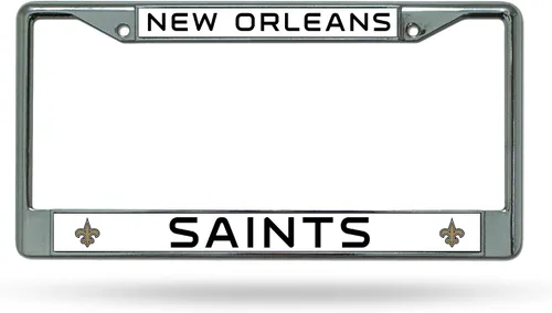 Vista 15 de Rico Industries NFL Football Premium 12" x 6" Chrome Frame with Plastic Inserts - Car/Truck/SUV Automobile Accessory
