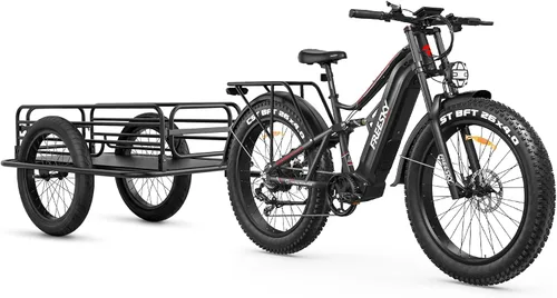 Vista 13 de FREESKY Bicicleta eléctrica para adultos, motor BAFANG de 4000W, batería LG Negro clásico