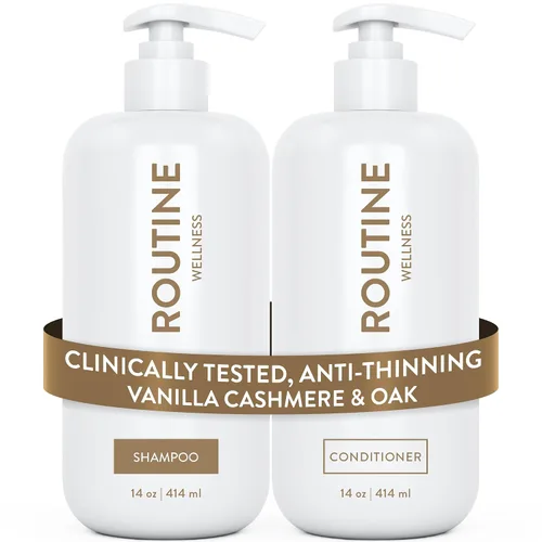 Vista 27 de Routine Wellness Set de champú y acondicionador antiadelgazamiento para el cabello adelgazante, bloqueador de biotina DHT para mujeres y hombres