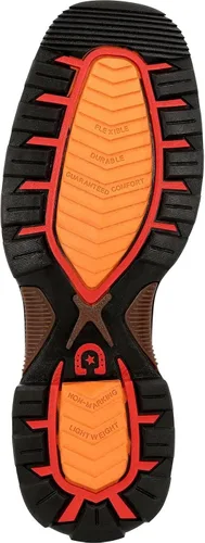 Vista 2 de Durango Maverick Botas de trabajo impermeables para mujer, Bronceado (Rugged Tan)