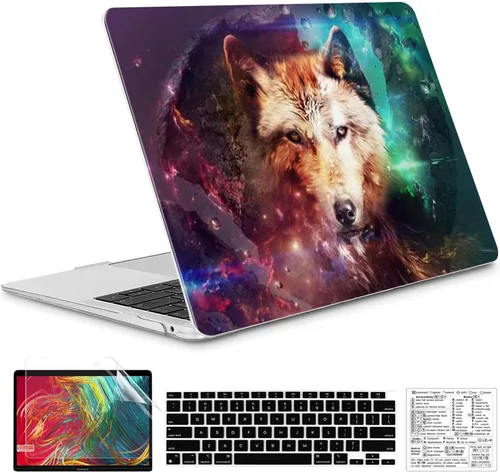 Vista 13 de Funda compatible con MacBook Air de 13 pulgadas 2022, 2021-2018 M1 A2337 A2179 A1932, carcasa de plástico duro y duradera y cubierta de teclado