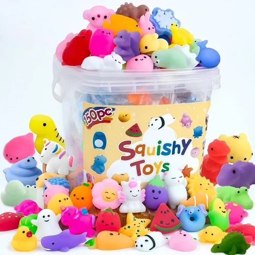 Vista 9 de Paquete de 40 juguetes Mochi Squishies, Kawaii Squishies a granel