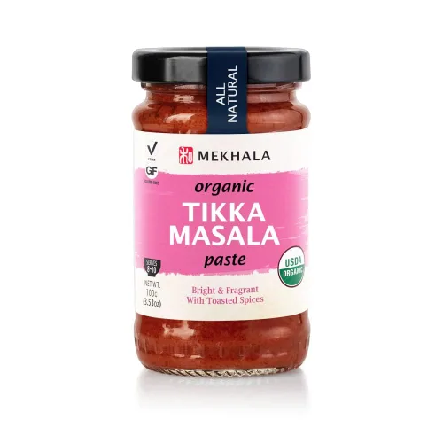 Vista 7 de Mekhala Pasta de cocina india orgánica vegana sin gluten (paquete variado de 6) Mekhala Pasta de cocina india orgánica vegana sin gluten
