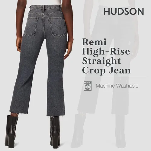 Vista 6 de HUDSON Remi - Jeans rectos de tiro alto para mujer