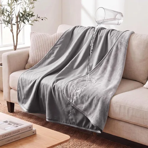 Vista 32 de Manta impermeable para perros pequeños, a prueba de fugas, manta reversible para sofá, cama, protector de muebles lavable a máquina, 25 x 35