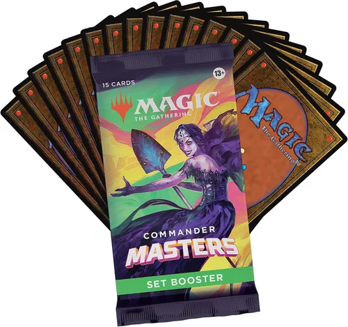 Vista 4 de Magic The Gathering Commander Masters Caja de refuerzo de Set Booster - 24 paquetes (360 tarjetas mágicas)