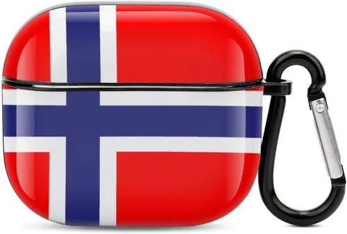Vista 18 de Funda protectora con Bluetooth de cuerpo completo de la bandera rumana para AirPods 3, funda con llavero impreso completo