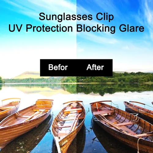 Vista 5 de LUFF Gafas de sol polarizadas con clip para protección UV