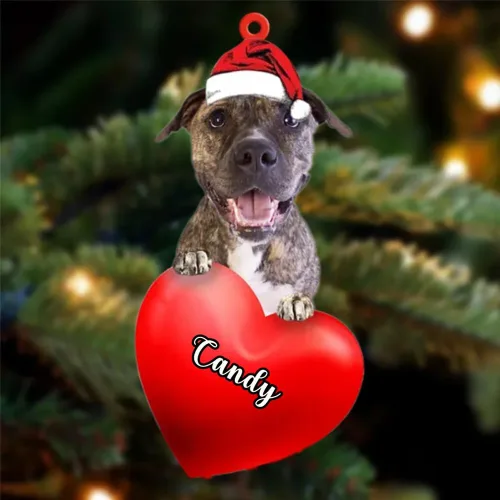 Vista 162 de Adornos de Navidad personalizados para perros, nombre personalizado, adorno de Malamute de Alaska, adornos acrílicos, regalos de Navidad, amantes