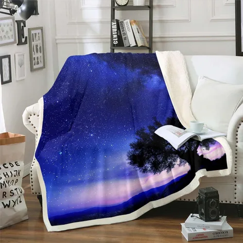 Vista 8 de Erosebridal Manta de forro polar con diseño de flores de cerezo, monte japonés, manta de cama Fuji de 30 x 40 pulgadas, manta de estilo japonés