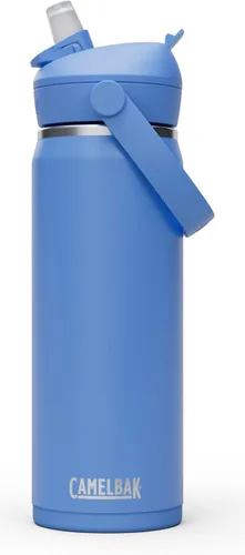 Vista 39 de CamelBak - Thrive - Botella de agua con tapa y pajilla, 20 onzas - Aislante de acero inoxidable, color negro