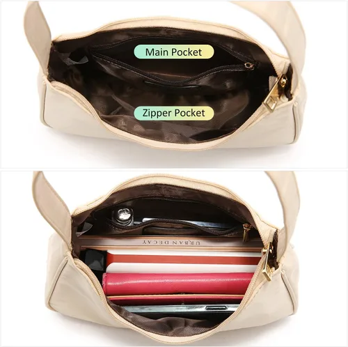 Vista 2 de Loiral Bolsos de hombro para mujer, lindo bolso de mano pequeño tipo hobo