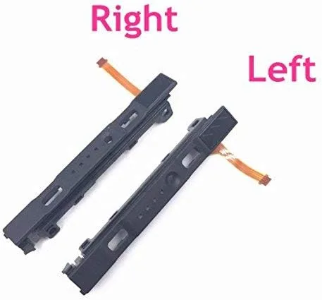 Vista 2 de Fix parte derecha L R Slider Rail con cable Flex repuesto parte para Nintendo Switch NS NX Joy-Con consola derecha