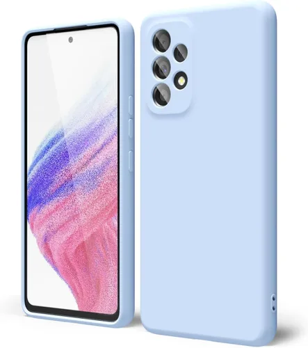 Vista 139 de oakxco Funda para teléfono Samsung Galaxy A12 con agarre de silicona líquida, linda delgada fina suave cubierta de gel de goma TPU lisa para mujeres