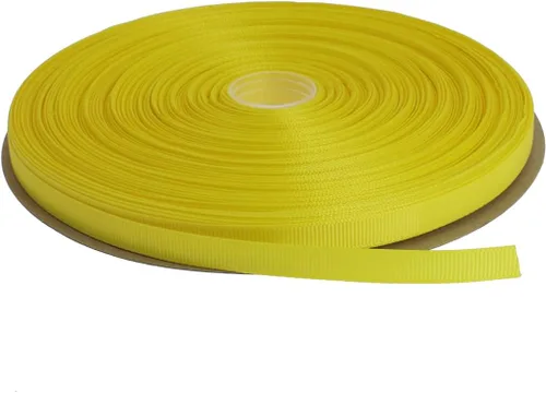 Vista 46 de Cinta de grogrén sólido de 100 yardas cada rollo, 100% poliéster (1/4", beige)