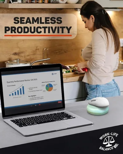 Vista 6 de Jiggler mecánico de ratón indetectable - No requiere USB ni software, mantiene el ratón en movimiento y la computadora despierta - Mover de ratón