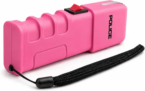 Vista 5 de POLICE Pistola aturdidora para autodefensa 928 - Recargable de alto voltaje con linterna LED, compacta y resistente, seguridad personal