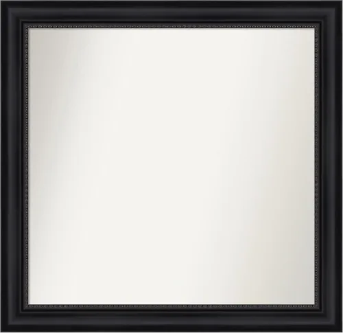 Vista 69 de Amanti Art Espejo personalizado, espejo de baño negro Astor, espejo de pared o espejo de tocador de baño sobre el fregadero (25 x 25 pulgadas)