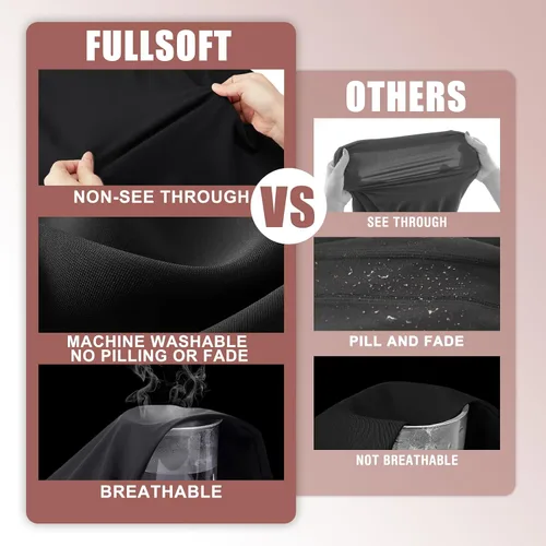 Vista 6 de FULLSOFT Pantalones cortos de ciclismo de talla grande para mujer, cintura alta, talla XL, 4X, control de abdomen, con bolsillos, pantalones cortos