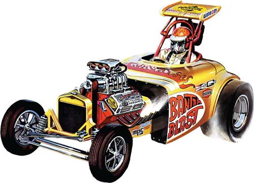 Vista 6 de MPC Bantam Blast Dragster 1:25 Kit de modelo a escala 1:25