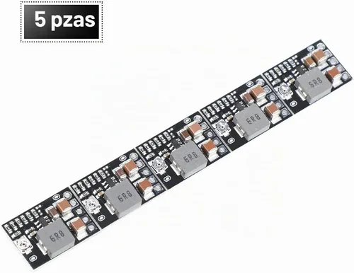 Vista 5 de DROK Convertidor de corriente CC de 5 V, 5 piezas de mini regulador de voltaje DC 4.5-20V 12V 9V reductor transformador tablero 3A 10W de voltaje